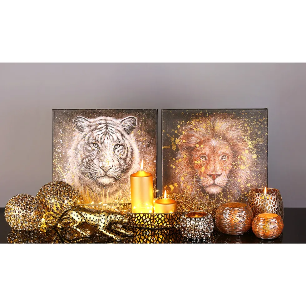 Leinwandbild 2-teilig Wildlife 40×40 cm