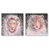 Leinwandbild 2-teilig Wildlife 40×40 cm