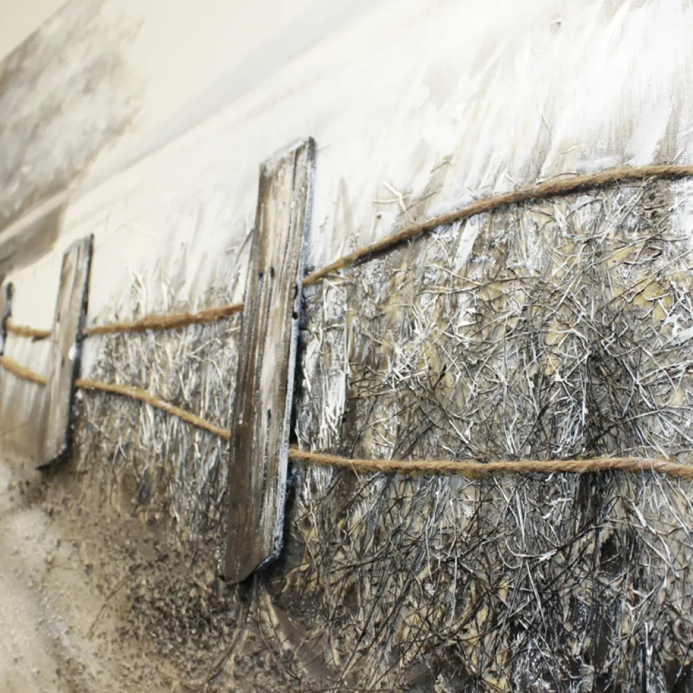 Leinwandbild Wandbild Scheune 160×70 cm