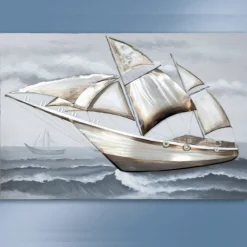 Leinwandbild Wandbild Segelboot 150×100 cm