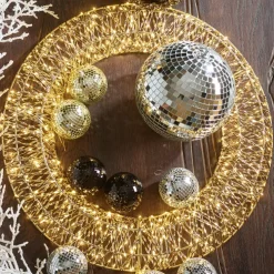 Lichterkranz LED Kranz Weihnachten rund