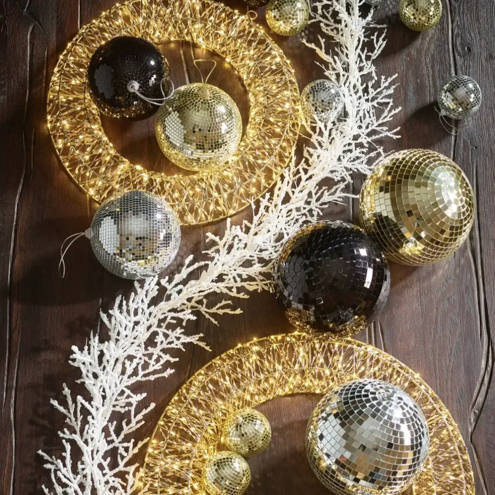 Lichterkranz LED Kranz Weihnachten rund