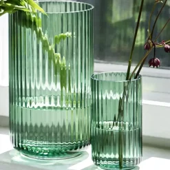 Lyngby Vase Glas grün