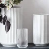 Lyngby Vase weiß Porzellan
