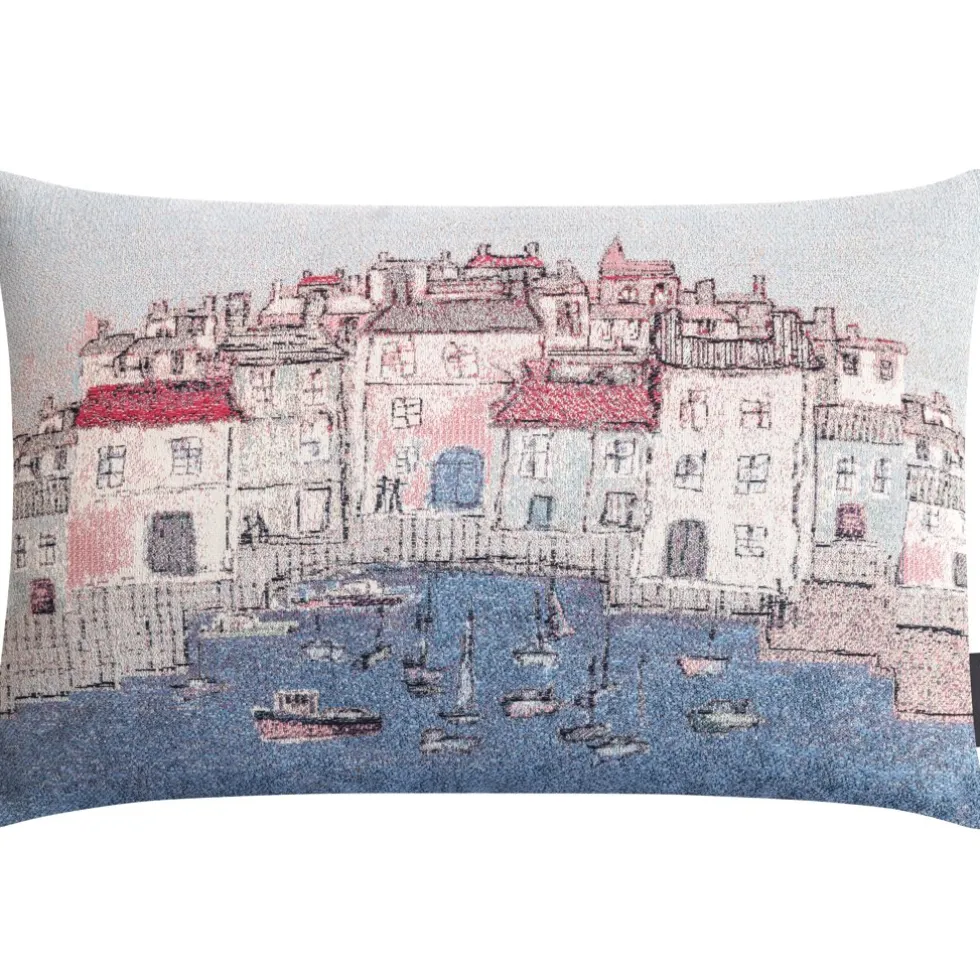 Magma Kissen BIARRITZ blau 40×60 cm