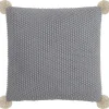 Magma Kissen 45×45 cm Lisette grau