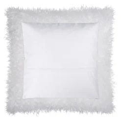 Magma Kissen 40×40 cm PAMINA weiß Echtfell