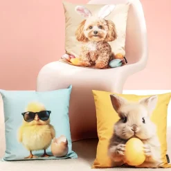Magma Kissen EASTER PARTY Tweety 45×45 cm