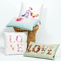 Magma Kissen LOVE BLUMENKRANZ 30×50 cm