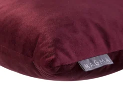 Magma Kissen SAMT UNI bordeaux 50×50 cm