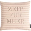 Magma Kissen Wellenzeit Zeit für Meer 45×45 cm