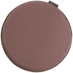 Magma Stuhlkissen LUIS Lederimitat marsala ⌀ 37 cm