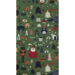 Magma Tischläufer Weihnachten XMAS PARTY grün 40×145 cm