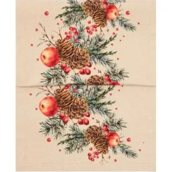 Magma Tischläufer Weihnachten COUNTRY XMAS Apfel natur 40 x 145 cm
