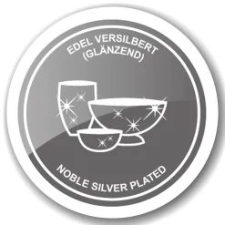 Marmeladenglas Ente Edzard 320 g versilbert
