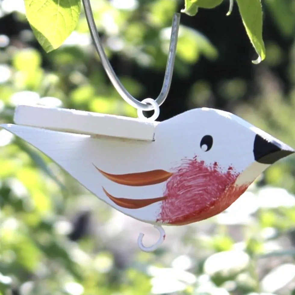 Meisenknödelhalter Futterspender Vögel – verschiedene Farben – Vogelvilla Höhe 9 cm