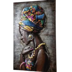 Metallbild 3D Malaika 120×80 cm