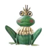 Metall Deko Figur FROSCH KONRAD Höhe 30 cm