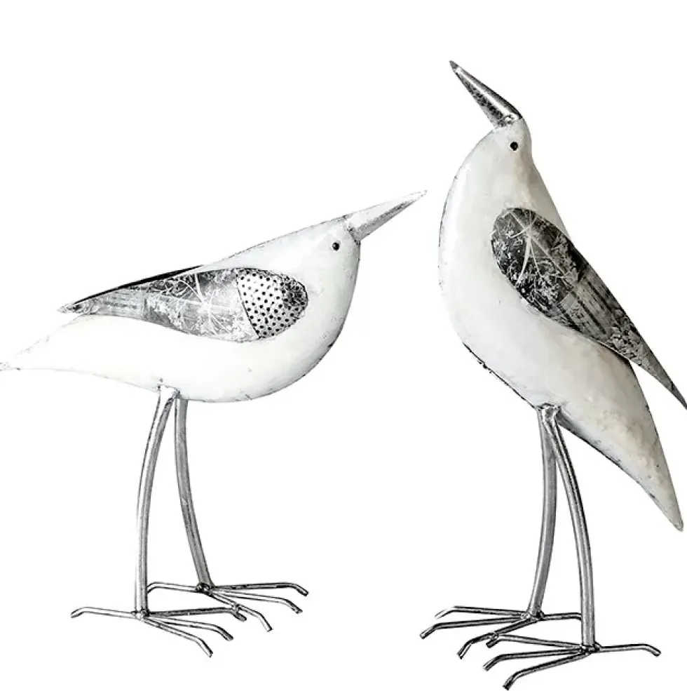 Metall Deko Figur Möwe Seabird