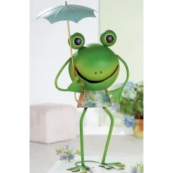Metall Tiere Deko Frosch Figur Finn und Emil Casablanca