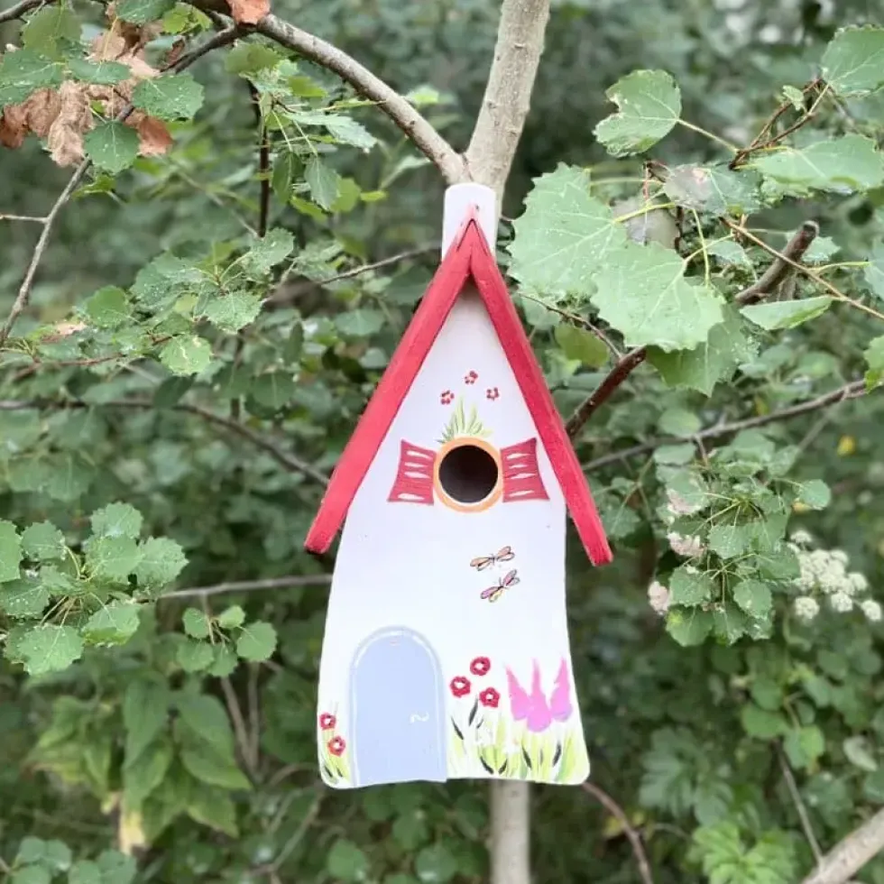 Nistkasten hängend STARENKASTEN Vogelvilla Höhe 55 cm