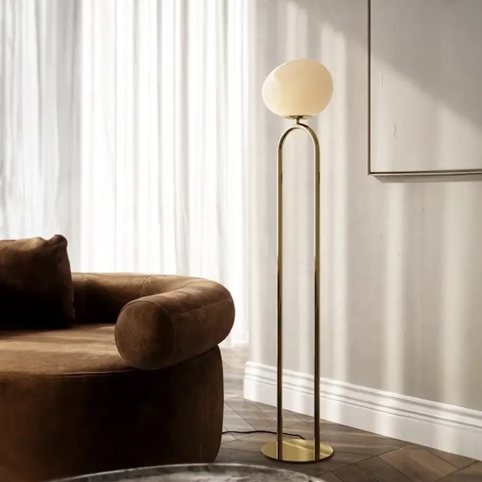 Nordlux Stehlampe gold SHAPES Höhe 135 cm