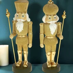 Nussknacker gold 2er Set Werner Voß Höhe 31 cm