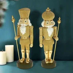 Nussknacker gold 2er Set Werner Voß Höhe 31 cm