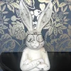 Osterdeko Hasenbüste Elias Casablanca Höhe 39 cm