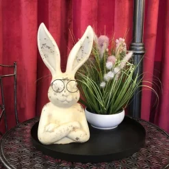 Osterdeko Hasenbüste Elias Casablanca Höhe 39 cm