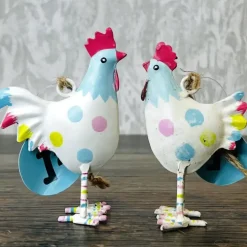 Osterdeko Hänger Hahn & Henne Pape Kunstgewerbe