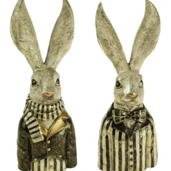 Osterhase Deko Hasenbüste Alfred und Mime Werner Voß