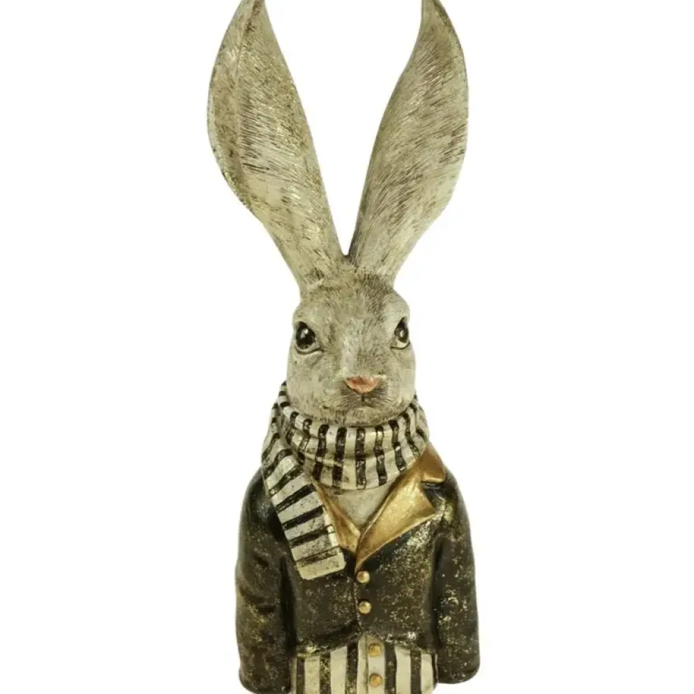 Osterhase Deko Hasenbüste Alfred und Mime Werner Voß