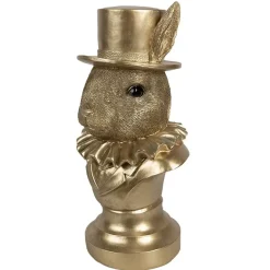Osterhase Deko Hasenbüste gold Clayre & Eef Höhe 35 cm