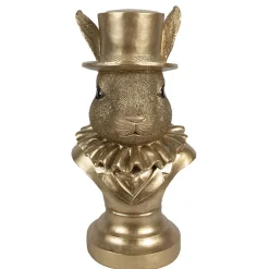 Osterhase Deko Hasenbüste gold Clayre & Eef Höhe 35 cm