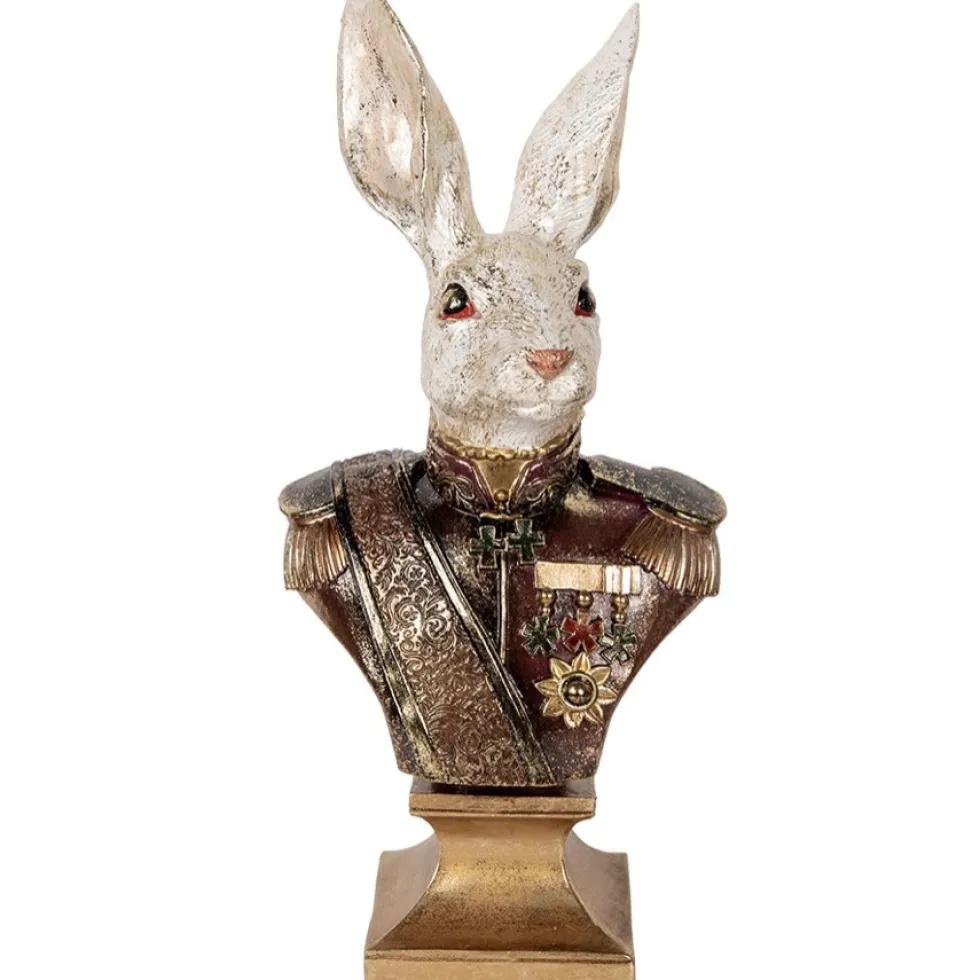 Osterhase Deko Hasenbüste Hase in Uniform Clayre & Eef