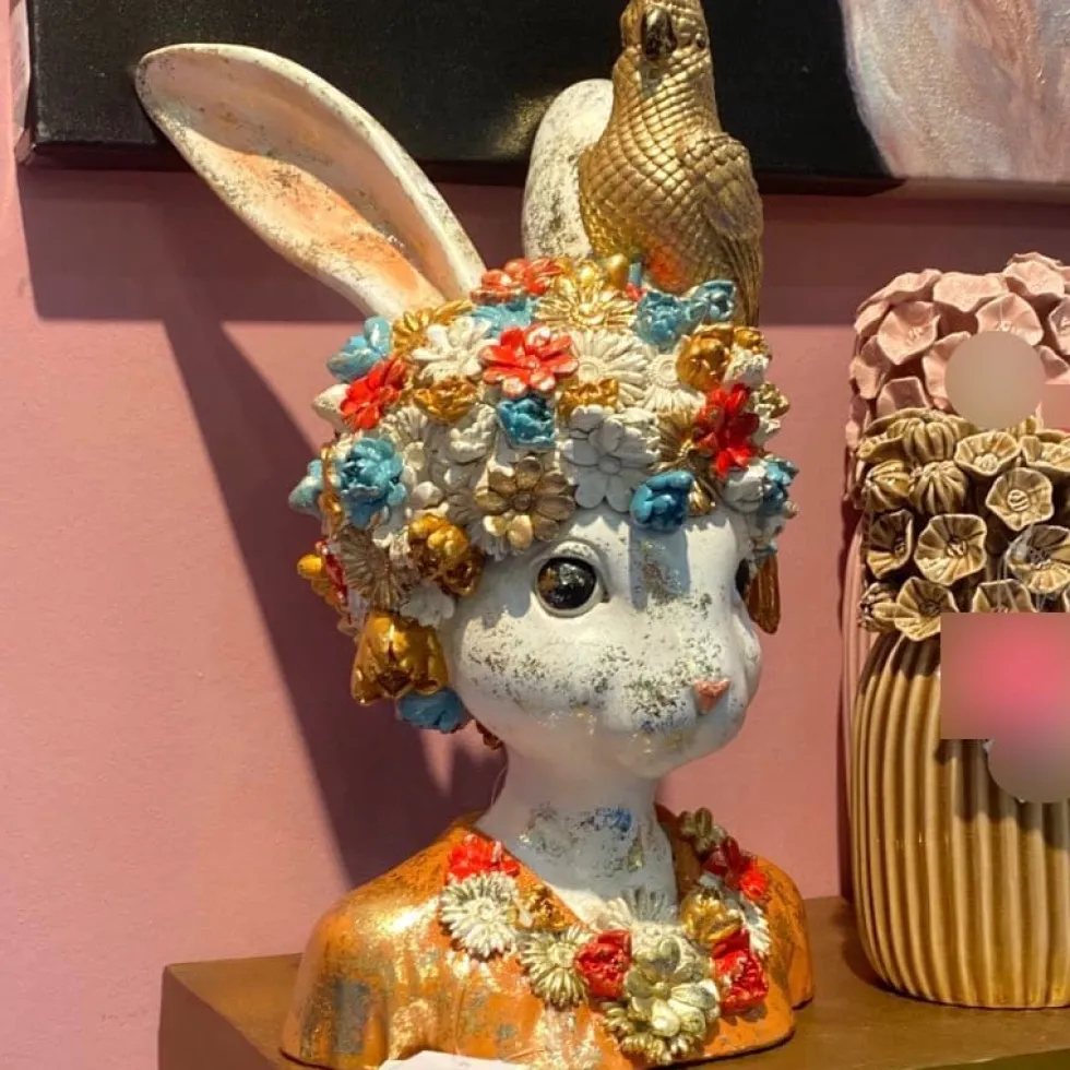 Osterhase Deko Hase Wanda Werner Voß Höhe 34 cm