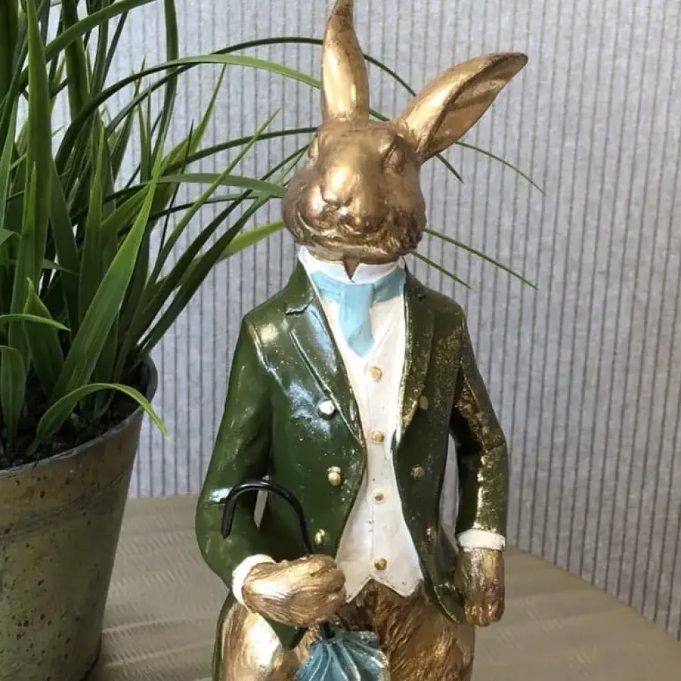 Osterhase Deko Henning Werner Voß Höhe 33 cm