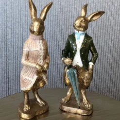 Osterhase Deko Henning Werner Voß Höhe 33 cm