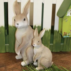 Osterhasen Deko Figur Gatsby natur H 58 cm