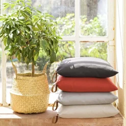 Outdoor Kissen Magma Korfu anthrazit 50×50 cm