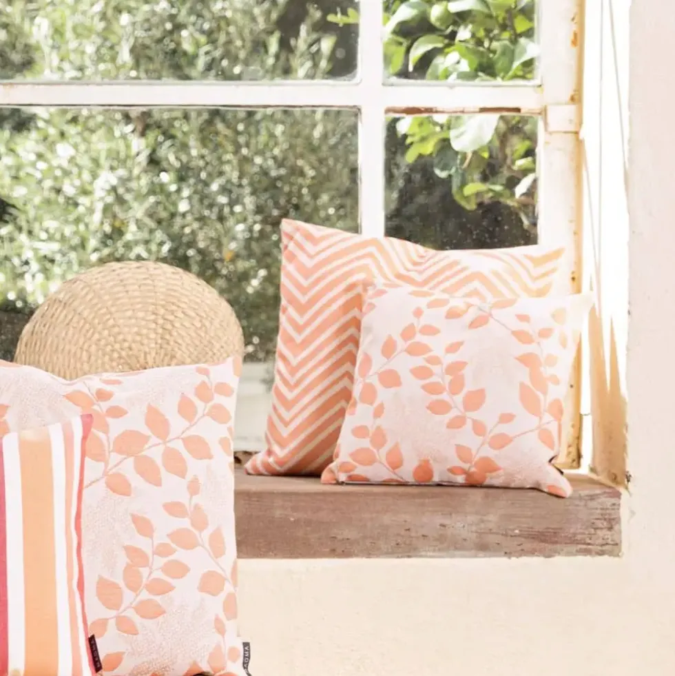 Outdoor Kissen Magma LOBOS orange 50×50 cm