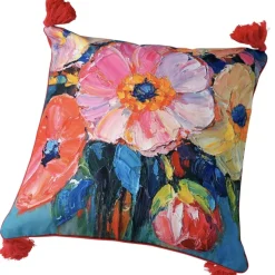Outdoor Kissen Werner Voß Flowers Eva 45×45 cm