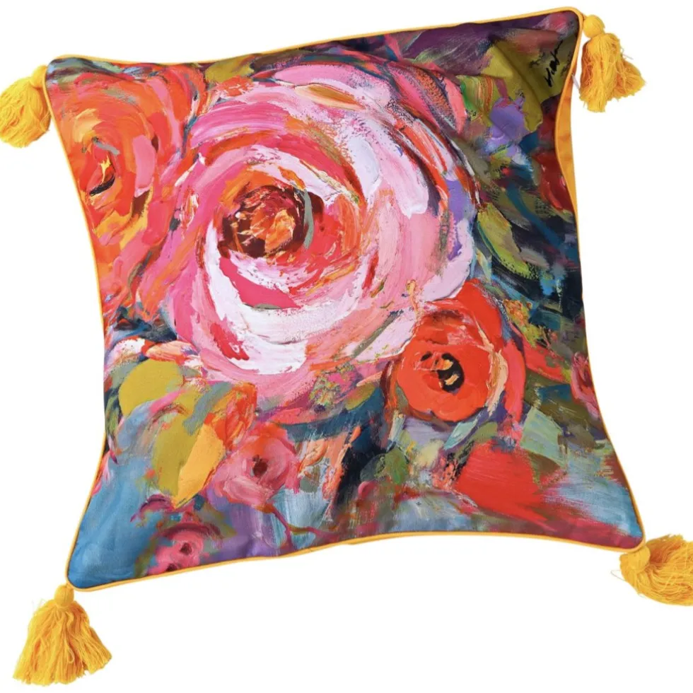 Outdoor Kissen Werner Voß Flowers LINEA 45×45 cm