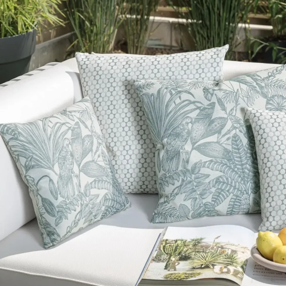 Outdoor Kissen wetterfest Magma Nassau petrol 50×50 cm