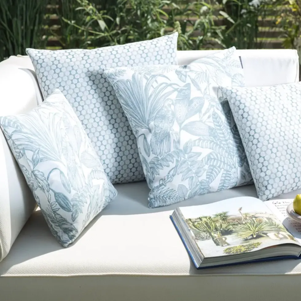 Outdoor Kissen wetterfest Magma Coronado petrol 50×50 cm