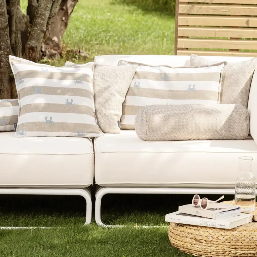 Outdoor Kissen wetterfest Magma ANTIGUA beige 45×45 cm