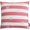 Outdoor Kissen wetterfest Magma CRAB gestreift rot 45×45 cm