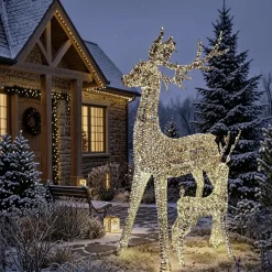 Outdoor LED Weihnachtsfigur Hirsch Höhe 270 | 120 cm