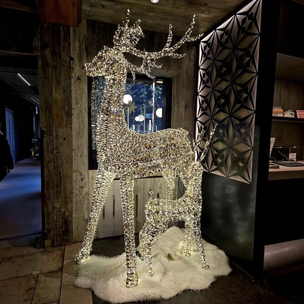 Outdoor LED Weihnachtsfigur Hirsch Höhe 270 | 120 cm